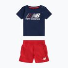 Set bambino New Balance Contrast Athletic Tee & Nylon Short nb navy