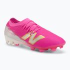 Scarpe da calcio New Balance Furon Elite V8 SG pink heat/sea salt/gold metallic