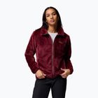 Felpa da donna Columbia Fire Side II Sherpa Full Zip rich wine