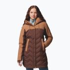 Piumino donna Columbia Mountain Croo III Mid Down tobacco/camel brown