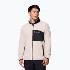 Felpa in pile da uomo Columbia Fast Trek Overlay Full Zip dark stone/black