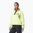 Pile donna Columbia Helvetia II Cropped Half Snap Fleece citron haze/black/compass blue