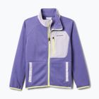 Felpa in pile per bambini Columbia Fast Trek V Full Zip stormwatch/lavender pearl