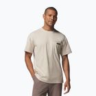 T-shirt da uomo Columbia Echo Passage SS Crew dark stone