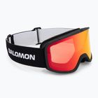 Maschera da sci Salomon Aksium 2.0 S black/ml mid red