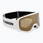 Maschera da sci junior Salomon Lumi Acces Jr white/flash gold