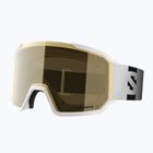 Maschera da sci Salomon S/View 3 Access white/flash gold