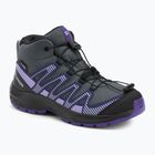 Salomon XA Pro V8 MID WP scarpe da trekking per bambini turbolenza / nero / liberty