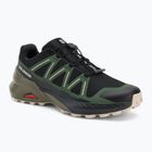 Scarpe da corsa da uomo Salomon Speedcross Peak nero/foresta nera/giorno piovoso