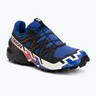 Scarpe da corsa Salomon Speedcross 6 GTX surf the web/fiery red/white