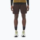 Pantaloncini da corsa uomo Salomon Shakeout C 2IN1 7" coffee bean