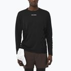 Maglia a maniche lunghe da corsa uomo Salomon Sense Aero GFX nero profondo