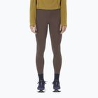 Leggings da corsa da donna Salomon SHAKEout Core 28" coffee bean