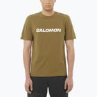 T-shirt da uomo Salomon Logo brilliant olive
