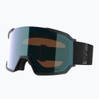 Maschera da sci Salomon S/View 3 Photo S1-S3 black/photo ml blue