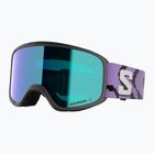 Maschera da sci Salomon Aksium 2.0 S S2 black pansy/ml mid blue