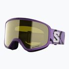 Maschera da sci per bambini Salomon Lumi Acces Jr S1 pansy/flash yellow