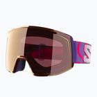 Maschera da sci Salomon Skarn Prime Sigma S2+S1 ultra violet/sigma copper/sigma clear pink