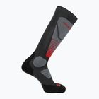 Calze da sci Salomon S/Pro Anthracite/Medium Grey/Fiery Red