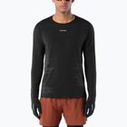 Longsleeve da running uomo Salomon Sense Aero GFX Tee LS deep black/black beauty