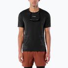 Maglia da corsa da uomo Salomon Sense Aero GFX Tee SS deep black/black beauty