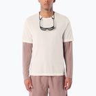 Maglia da corsa da uomo Salomon Shakeout Core GFX SS Tee whisper white/pink frosting