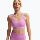 Reggiseno sportivo Nike Swoosh Medium Support light magenta/white
