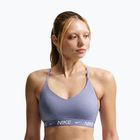 Reggiseno sportivo Nike Dri-Fit Indy Light Support iron purple/iron purple/white