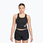 Maglia running donna Nike Swoosh Run Dri-Fit black/white