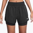 Shorts da donna Nike One Dri-Fit High-Waisted 3" 2In1 black/white