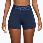 Spodenki damskie Nike Pro Sculpt High Waisted 3" Biker midnight navy/white