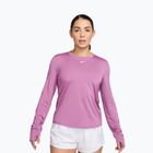 Maglia a maniche lunghe da allenamento Nike One Classic Dri-Fit light magenta/white