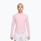 Maglia a maniche lunghe da running da donna Nike Tempo Swoosh Run Dri-Fit 1/4-Zip pink foam/white