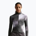 Felpa running donna Nike Swift Dri-Fit Full Zip Mid-Layer dark smoke grey/light smoke grey