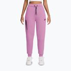 Pantaloni da donna Nike Sportswear Tech Fleece Mid-Rise light magenta/black