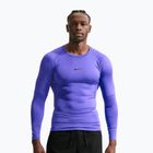 Maglia a maniche lunghe da allenamento da uomo Nike Pro Dri-Fit Tight Fitness persian violet/black
