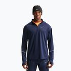 Felpa da running da uomo Nike Miler Dri-Fit UV 1/2 Zip midnight navy