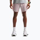 Pantaloncini da corsa da uomo Nike Stride Dri-Fit Brief-Lined 7" particle rose