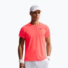 Maglietta da tennis da uomo Nike Court Dri-Fit Victory hot lava/black