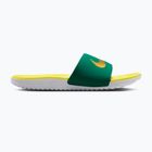Ciabatte per bambini Nike Coffee malachite/sonic yellow/metallic gold