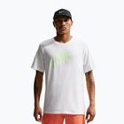 Maglietta da corsa da uomo Nike Dri-Fit Running white/barely volt