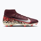 Scarpe da calcio da uomo Nike United Mercurial Superfly 10 Academy MG burgundy crush/metallic silver