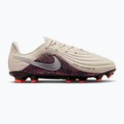 Scarpe da calcio per bambini Nike United Jr. Tiempo Maestro Academy MG fossil/burgundy crush/metallic silver