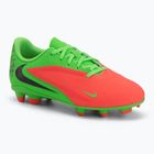 Scarpe da calcio per bambini Nike Jr. Phantom 6 Club Erling Haaland MG hot punch/green strike/black