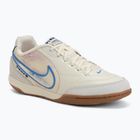 Scarpe da calcio da uomo Nike Tiempo Streetgato PRM IC coconut milk/gum medium brown/blue crystal