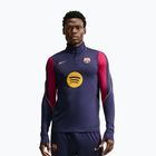 Felpa da calcio da uomo Nike FC Barcelona Strike Soccer Drill Top blackened blue/mineral yellow