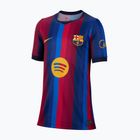 Maglietta da calcio per bambini Nike FC Barcelona Dri-Fit Stadium Home deep garnet/blue void/mineral yellow