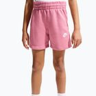 Pantaloncini da bambino Nike Sportswear Club Fleece peony/peony/white