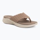 Ciabatte da donna SKECHERS Ultra Flex 3.0 Rhythm Waves brown