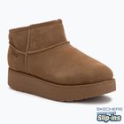 Scarpe da donna Skechers Keep Cozy castagna